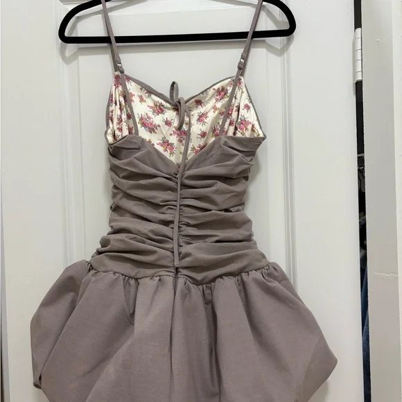 For Love And Lemons Taupe Mini Dress - Picture 7 of 7